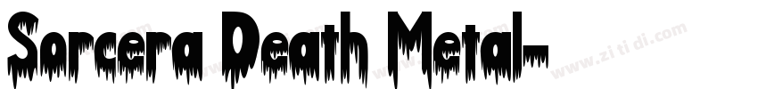 Sorcera Death Metal字体转换